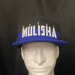Metal Mulisha New Era Fitted Hat Black Blue Embroidered Logo Cap‎